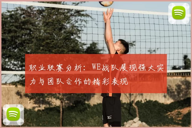职业联赛分析：WE战队展现强大实力与团队合作的精彩表现